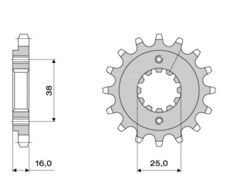 Ducati front sprocket retaining clip sprocket wheel holder spacer repair kit 82610111A